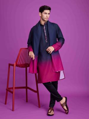 Shine Bright In This  Designer Readymade Mens Wear Kurta Here