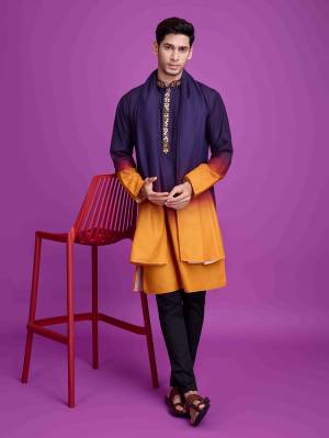 Shine Bright In This  Designer Readymade Mens Wear Kurta Here