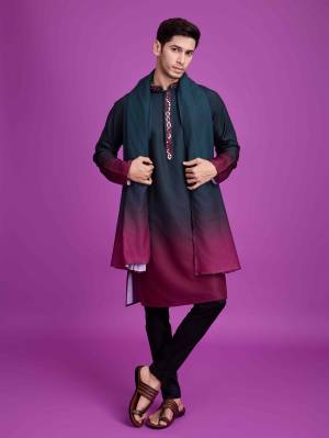 Shine Bright In This  Designer Readymade Mens Wear Kurta Here