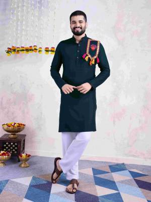 Shine Bright In This  Designer Readymade Mens Wear Kurta Here