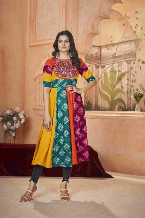 Shine Bright In This Beautiful Designer Readymade  kurti 