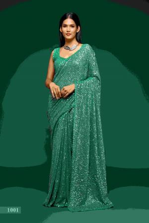 Look Pretty Wearing This Lovely Designer  Saree