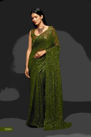 Look Pretty Wearing This Lovely Designer  Saree