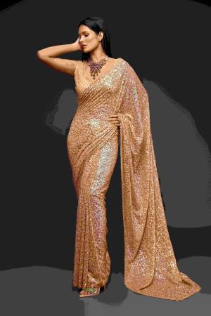Look Pretty Wearing This Lovely Designer  Saree