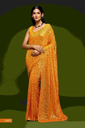 Look Pretty Wearing This Lovely Designer  Saree