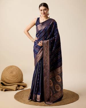 Look Pretty Wearing This Lovely Designer  Saree