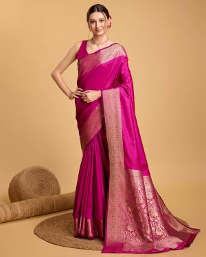 Look Pretty Wearing This Lovely Designer  Saree