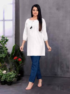 Shine Bright In This Beautiful Designer Readymade  kurti 