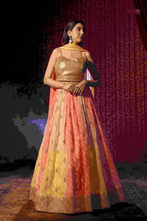 Shine Bright In This Beautiful Designer Lehenga