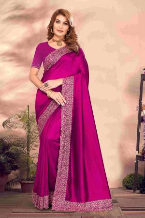 Look Pretty Wearing This Lovely Designer  Saree