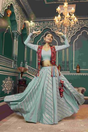 Shine Bright In This Beautiful Designer Lehenga