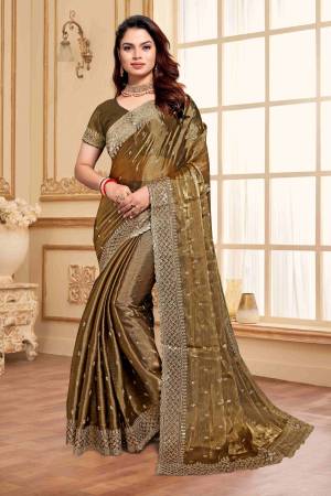 Look Pretty Wearing This Lovely Designer  Saree