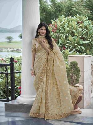 Look Pretty Wearing This Lovely Designer  Saree