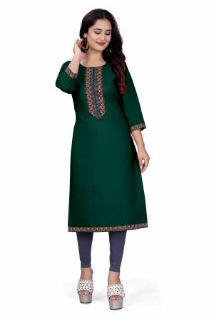 Shine Bright In This Beautiful Designer Readymade  kurti 