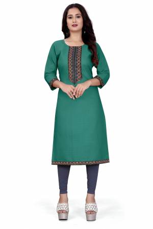 Shine Bright In This Beautiful Designer Readymade  kurti 