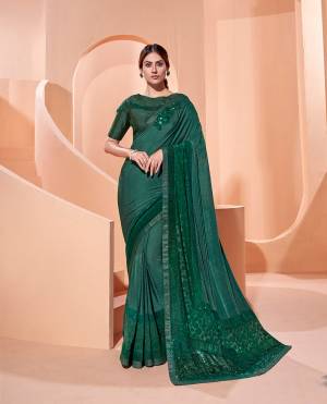 Look Pretty Wearing This Lovely Designer  Saree