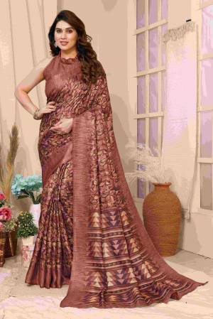Look Pretty Wearing This Lovely Designer  Saree