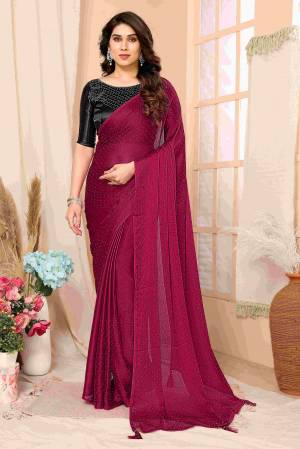 Look Pretty Wearing This Lovely Designer  Saree
