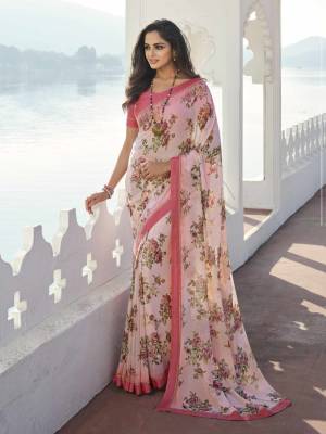 Look Pretty Wearing This Lovely Designer  Saree