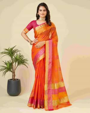 Look Pretty Wearing This Lovely Designer  Saree