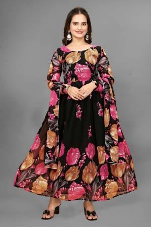 Look Pretty Wearing This Lovely Designer Readymade  Gown Here