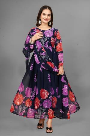 Look Pretty Wearing This Lovely Designer Readymade  Gown Here