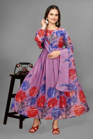 Look Pretty Wearing This Lovely Designer Readymade  Gown Here