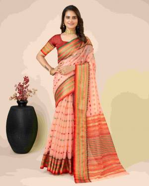 Look Pretty Wearing This Lovely Designer  Saree