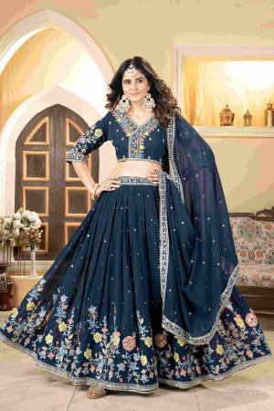 Shine Bright In This Beautiful Designer Lehenga