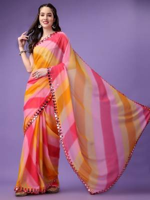 Look Pretty Wearing This Lovely Designer  Saree