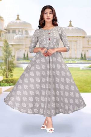 Shine Bright In This Beautiful Designer Readymade  kurti 