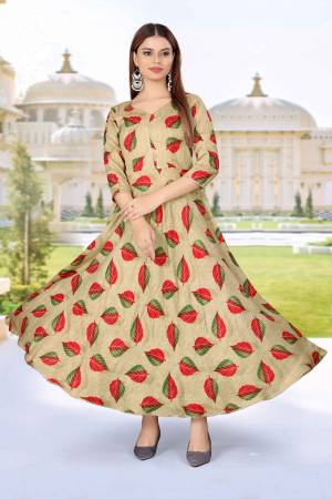 Shine Bright In This Beautiful Designer Readymade  kurti 