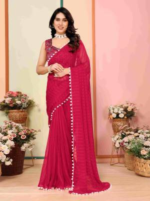 Look Pretty Wearing This Lovely Designer  Saree