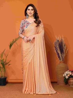 Look Pretty Wearing This Lovely Designer  Saree