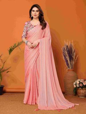 Look Pretty Wearing This Lovely Designer  Saree