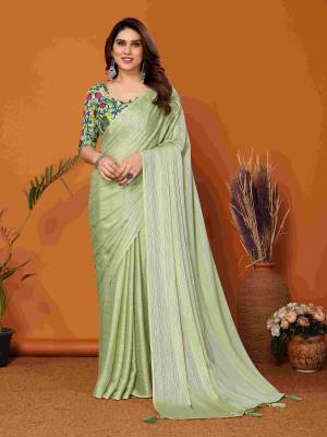 Look Pretty Wearing This Lovely Designer  Saree