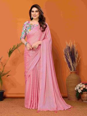 Look Pretty Wearing This Lovely Designer  Saree
