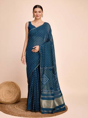 Look Pretty Wearing This Lovely Designer  Saree