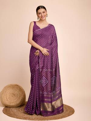 Look Pretty Wearing This Lovely Designer  Saree