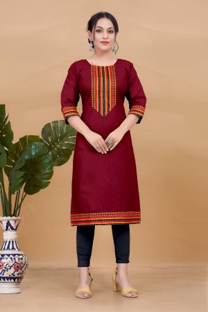 Shine Bright In This Beautiful Designer Readymade  kurti 