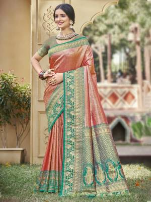 Look Pretty Wearing This Lovely Designer  Saree