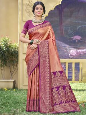Look Pretty Wearing This Lovely Designer  Saree