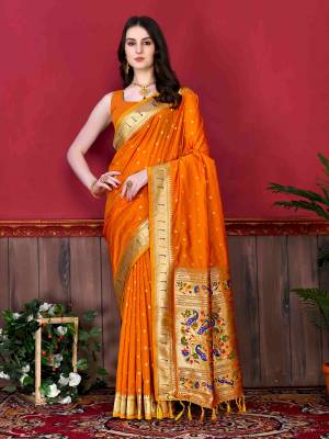 Look Pretty Wearing This Lovely Designer  Saree