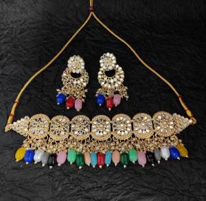 Fancy Necklace with Pair of Earring  Collection