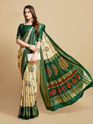 Look Pretty Wearing This Lovely Designer Saree