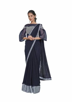 Look Pretty Wearing This Lovely Designer Saree