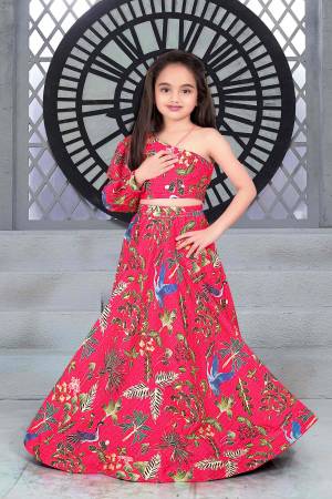 New And Unique Shade Readymade Kid's Wear  Lehangas Choli  Is Here