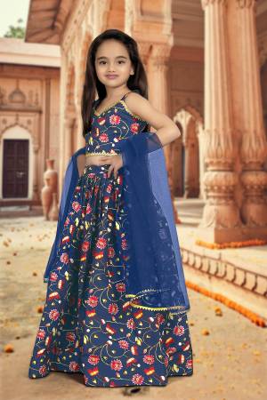 New And Unique Shade Readymade Kid's Wear  Lehangas Choli  Is Here