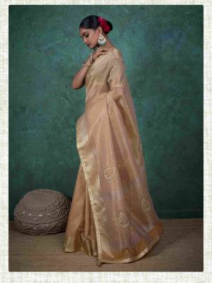 Look Pretty Wearing This Lovely Designer  Saree