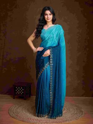 Look Pretty Wearing This Lovely Designer  Saree